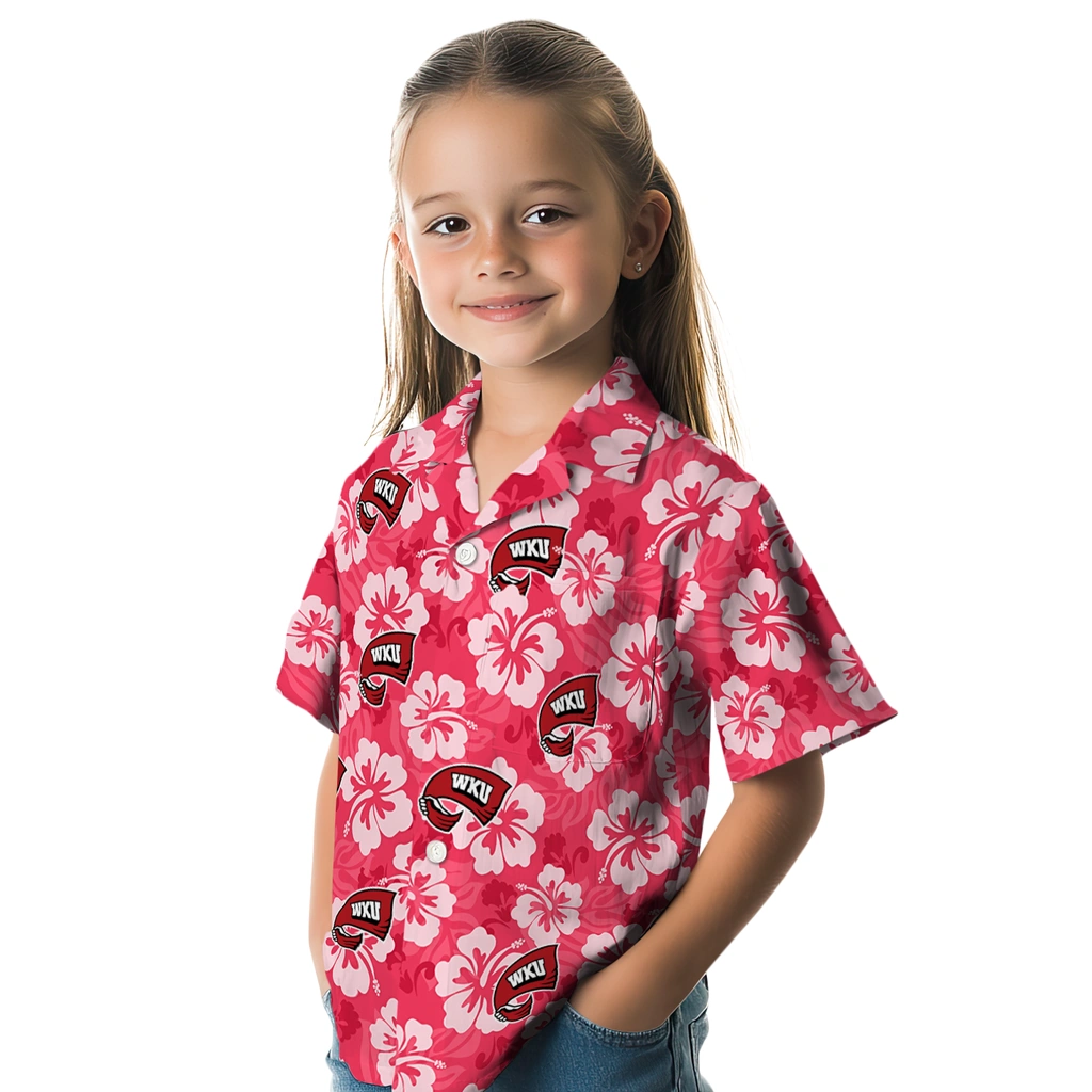 western-kentucky-hilltoppers-hawaiian-shirt-hibiscus-cluster-red-premium-grade.webp