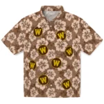 western-michigan-broncos-hawaiian-shirt-hibiscus-cluster-brown-best-selling.webp