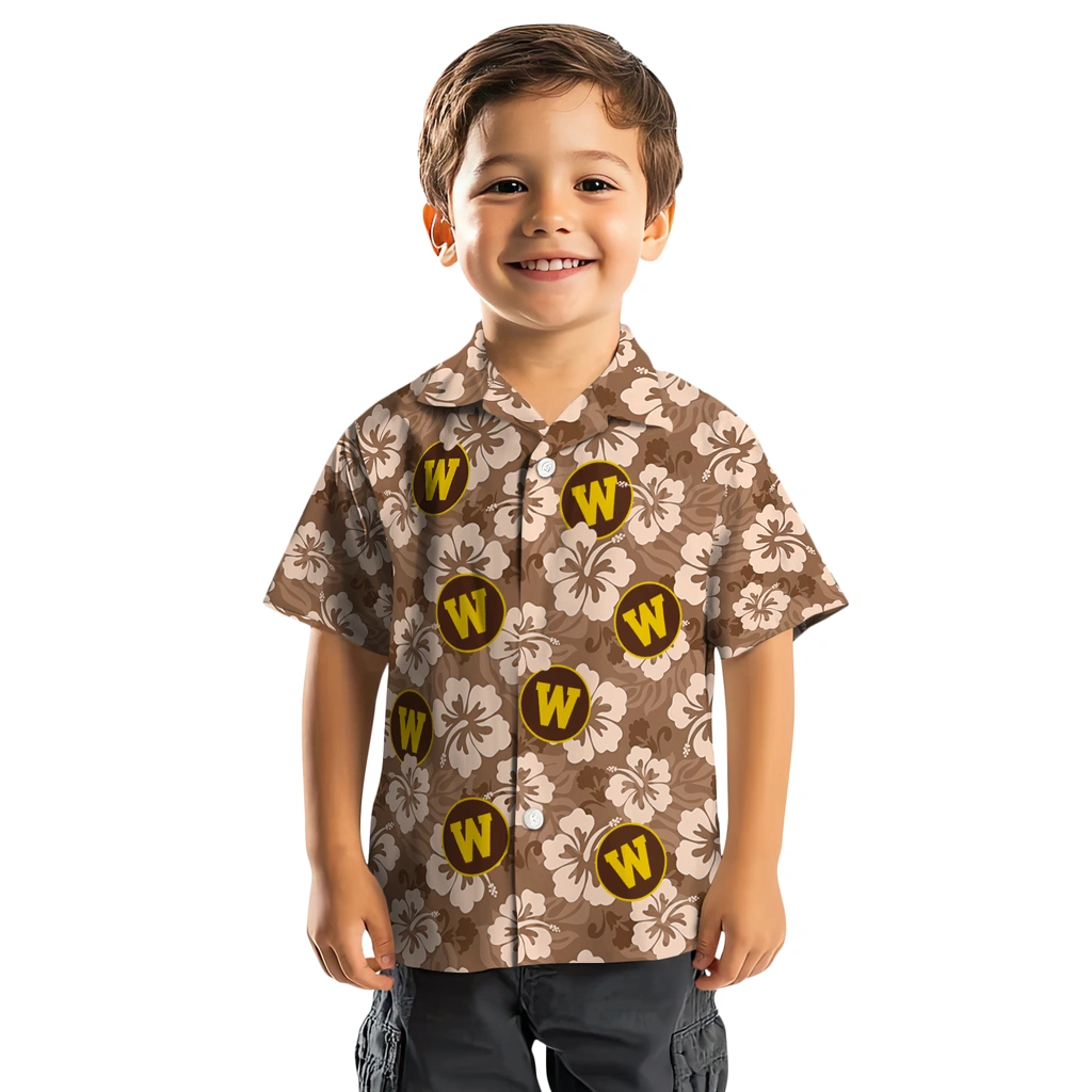 western-michigan-broncos-hawaiian-shirt-hibiscus-cluster-brown-top-rated.webp