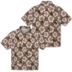 wyoming-cowboys-hawaiian-shirt-hibiscus-cluster-brown-best-selling.webp