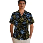 akron-zips-hawaiian-shirt-custom-neon-florals-black-best-selling.webp