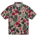 alabama-crimson-tide-hawaiian-shirt-customized-tiki-masks-warm-beige-best-selling.webp