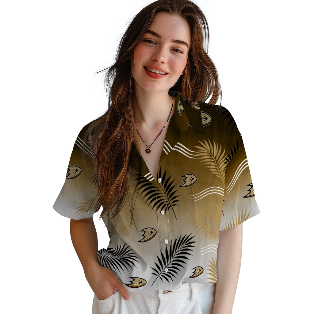 anaheim-ducks-hawaiian-shirt-custom-ombre-fronds-gold-latest-model.webp
