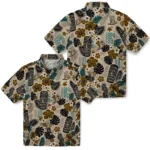 anaheim-ducks-hawaiian-shirt-customized-tiki-masks-warm-beige-best-selling.webp