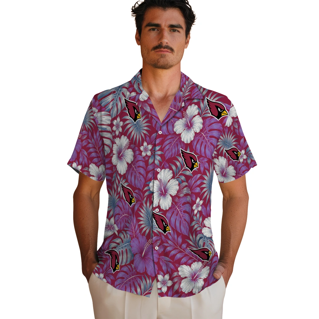 arizona-cardinals-hawaiian-shirt-personalized-hibiscus-monstera-red-fashion-forward.webp