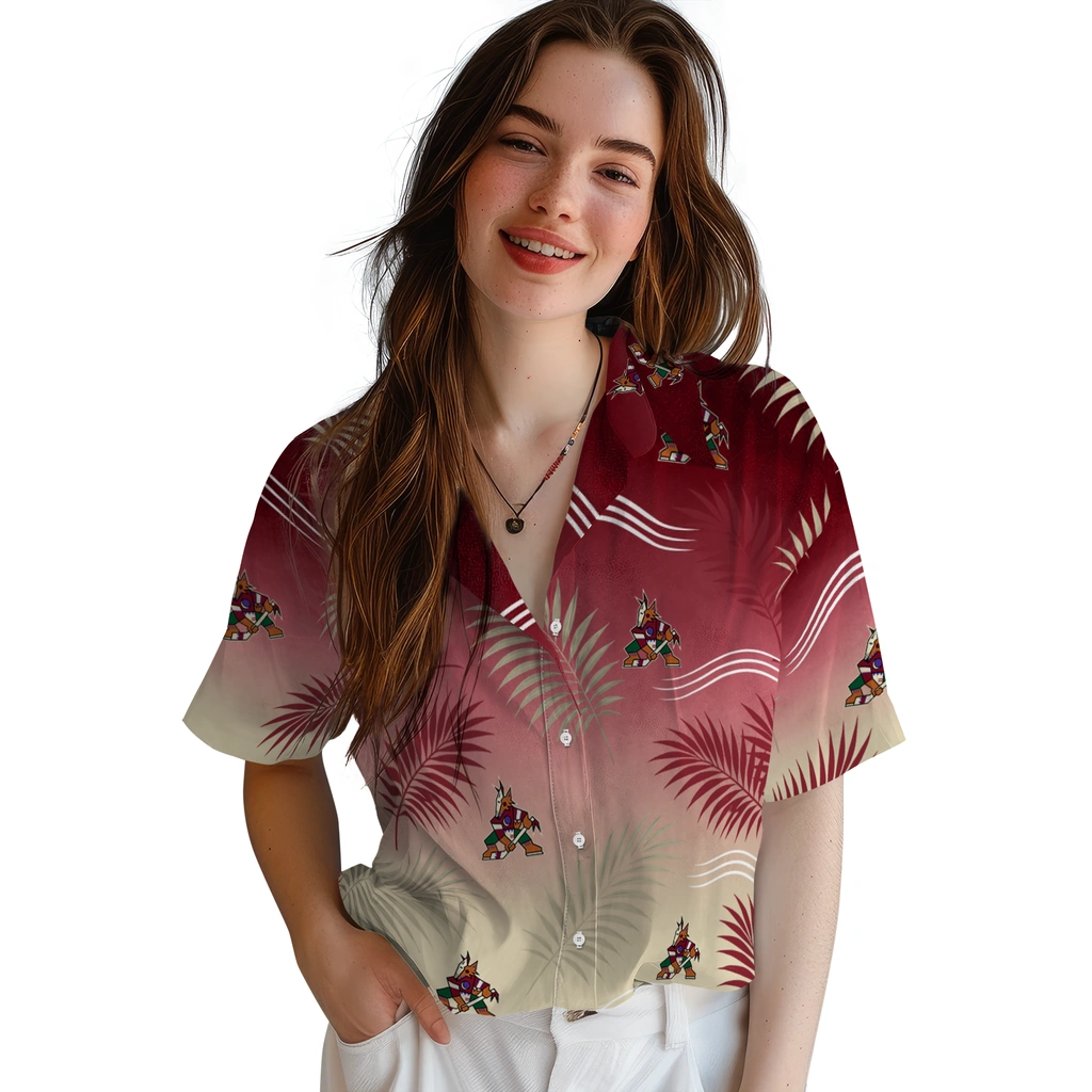arizona-coyotes-hawaiian-shirt-customized-ombre-fronds-red-latest-model.webp