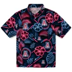 arizona-wildcats-hawaiian-shirt-customized-neon-florals-black-best-selling.webp