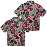 arizona-wildcats-hawaiian-shirt-personalized-tiki-masks-warm-beige-best-selling.webp