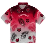 arkansas-state-red-wolves-hawaiian-shirt-personalized-ombre-fronds-scarlet-best-selling.webp