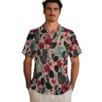 atlanta-falcons-hawaiian-shirt-custom-tiki-masks-warm-beige-best-selling.webp
