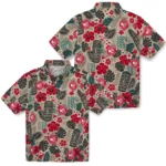 atlanta-hawks-hawaiian-shirt-customized-tiki-masks-warm-beige-best-selling.webp
