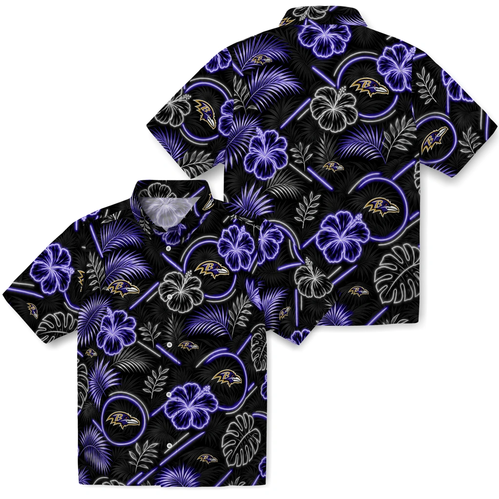 baltimore-ravens-hawaiian-shirt-custom-neon-florals-black-high-quality.webp