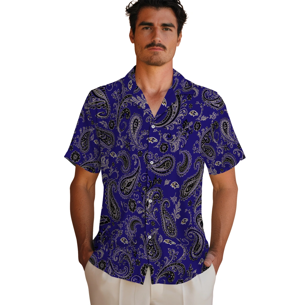 baltimore-ravens-hawaiian-shirt-personalized-paisley-print-purple-fashion-forward.webp