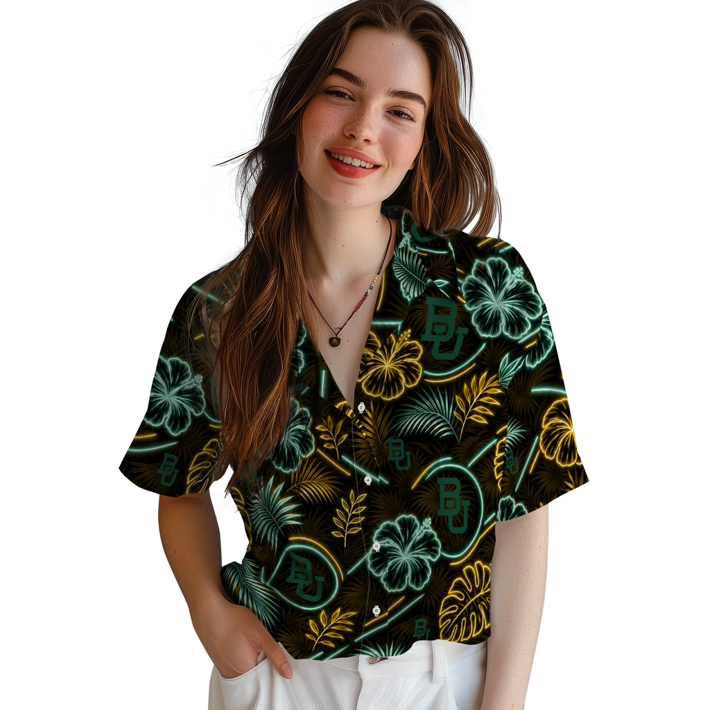baylor-bears-hawaiian-shirt-custom-neon-florals-black-latest-model.webp