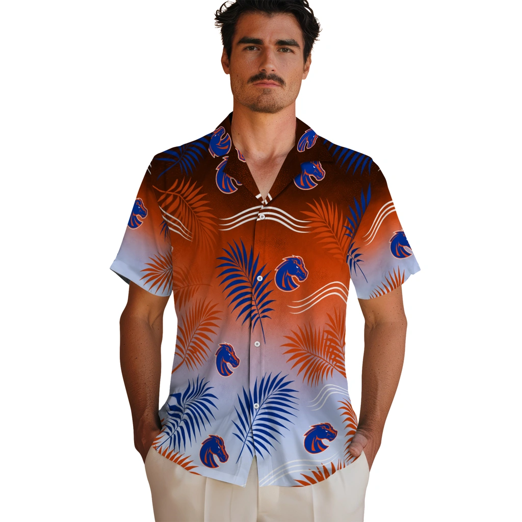 boise-state-broncos-hawaiian-shirt-customized-ombre-fronds-orange-fashion-forward.webp