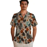 bowling-green-falcons-hawaiian-shirt-personalized-tiki-masks-warm-beige-best-selling.webp