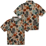 bowling-green-falcons-hawaiian-shirt-personalized-tiki-masks-warm-beige-best-selling.webp