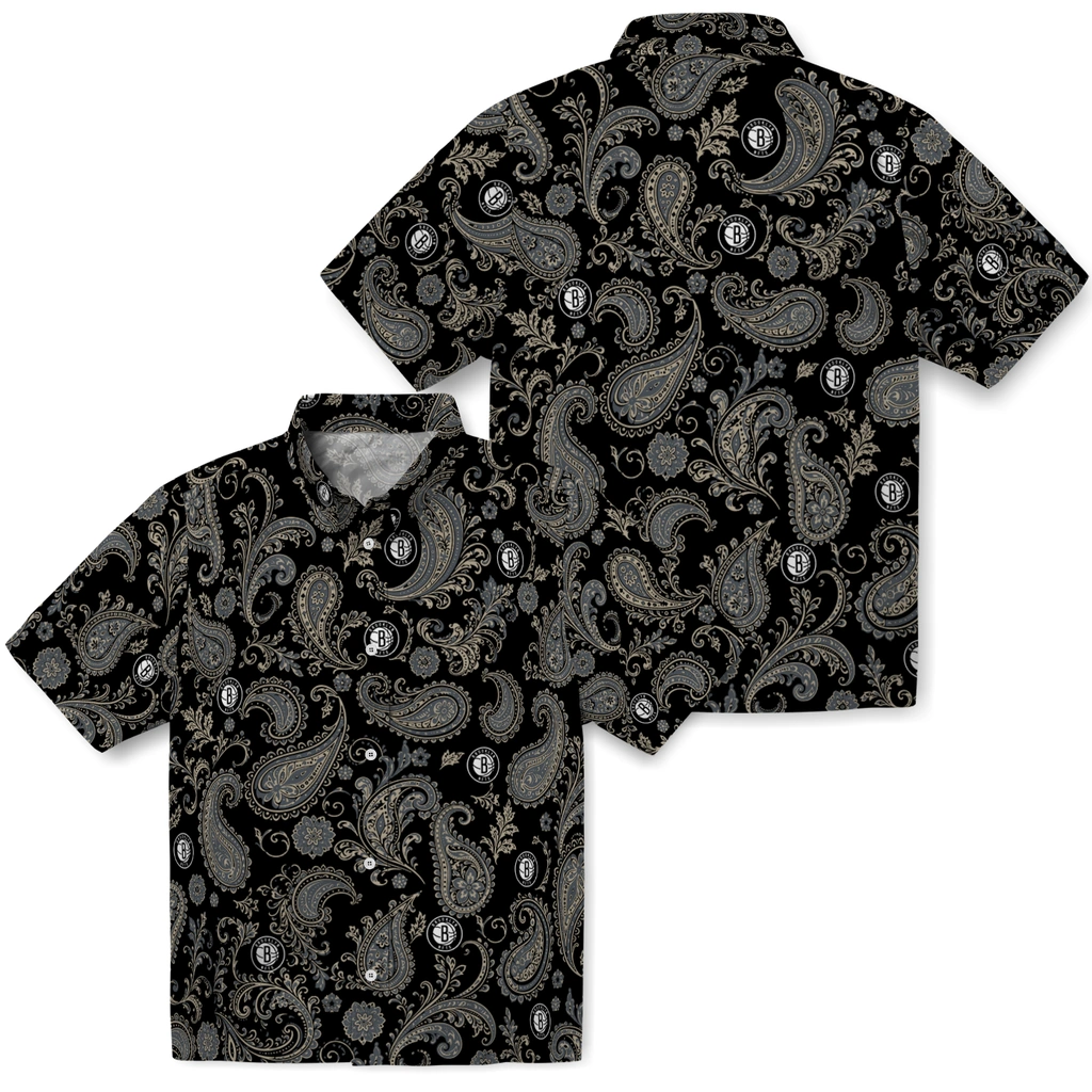 brooklyn-nets-hawaiian-shirt-customized-paisley-print-black-high-quality.webp