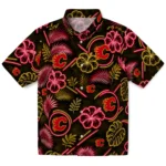 calgary-flames-hawaiian-shirt-customized-neon-florals-black-best-selling.webp