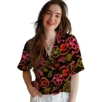 calgary-flames-hawaiian-shirt-customized-neon-florals-black-best-selling.webp