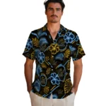 california-golden-bears-hawaiian-shirt-custom-neon-florals-black-best-selling.webp