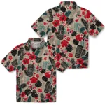 carolina-hurricanes-hawaiian-shirt-custom-tiki-masks-warm-beige-best-selling.webp