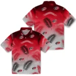 carolina-hurricanes-hawaiian-shirt-personalized-ombre-fronds-red-best-selling.webp