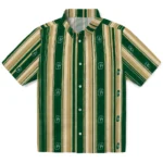 charlotte-49ers-hawaiian-shirt-custom-distressed-stripes-green-gold-best-selling.webp