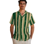 charlotte-49ers-hawaiian-shirt-custom-distressed-stripes-green-gold-best-selling.webp