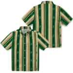 charlotte-49ers-hawaiian-shirt-custom-distressed-stripes-green-gold-best-selling.webp