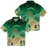 charlotte-49ers-hawaiian-shirt-customized-ombre-fronds-green-best-selling.webp