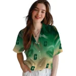 charlotte-49ers-hawaiian-shirt-customized-ombre-fronds-green-best-selling.webp