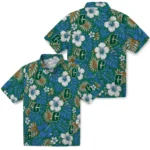 charlotte-49ers-hawaiian-shirt-personalized-hibiscus-monstera-green-best-selling.webp