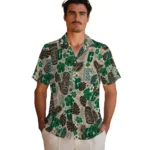 charlotte-49ers-hawaiian-shirt-personalized-tiki-masks-warm-beige-best-selling.webp