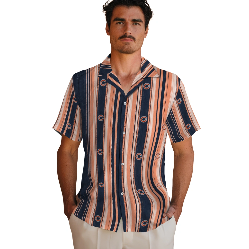 chicago-bears-hawaiian-shirt-personalized-distressed-stripes-blue-orange-fashion-forward.webp