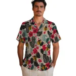 chicago-blackhawks-hawaiian-shirt-customized-tiki-masks-warm-beige-best-selling.webp