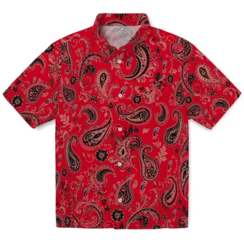 Cincinnati Bearcats Hawaiian Shirt - Paisley Print Red