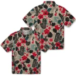 cincinnati-bearcats-hawaiian-shirt-personalized-tiki-masks-warm-beige-best-selling.webp