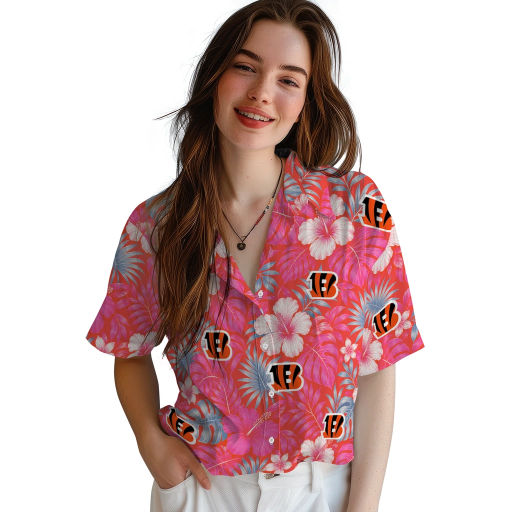 cincinnati-bengals-hawaiian-shirt-personalized-hibiscus-monstera-orange-latest-model.webp