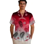 cincinnati-reds-hawaiian-shirt-customized-ombre-fronds-red-best-selling.webp