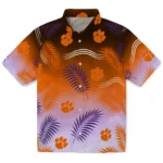 clemson-tigers-hawaiian-shirt-personalized-ombre-fronds-orange-best-selling.webp