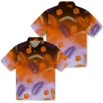 clemson-tigers-hawaiian-shirt-personalized-ombre-fronds-orange-best-selling.webp