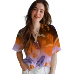 clemson-tigers-hawaiian-shirt-personalized-ombre-fronds-orange-best-selling.webp