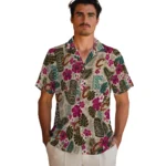 cleveland-cavaliers-hawaiian-shirt-custom-tiki-masks-warm-beige-best-selling.webp