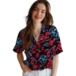 cleveland-guardians-hawaiian-shirt-personalized-neon-florals-black-best-selling.webp
