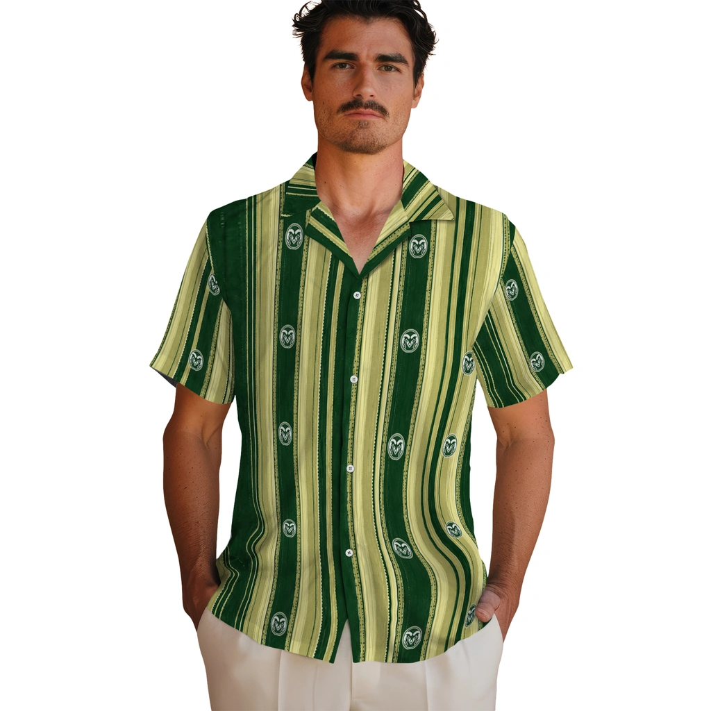 colorado-state-rams-hawaiian-shirt-personalized-distressed-stripes-green-gold-fashion-forward.webp