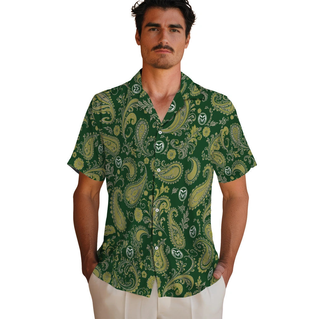 colorado-state-rams-hawaiian-shirt-personalized-paisley-print-green-fashion-forward.webp