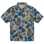 creighton-bluejays-hawaiian-shirt-personalized-tiki-masks-warm-beige-best-selling.webp
