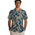 dallas-mavericks-hawaiian-shirt-customized-tiki-masks-warm-beige-best-selling.webp