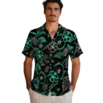 dallas-stars-hawaiian-shirt-custom-neon-florals-black-best-selling.webp